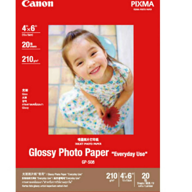 Giấy In Ảnh Canon GP-508 (4"x6" 20 Tờ)