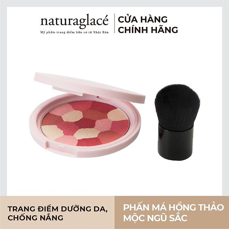 Phấn má hồng thảo mộc ngũ sắc - naturaglacé Nu Cheek Color Powder