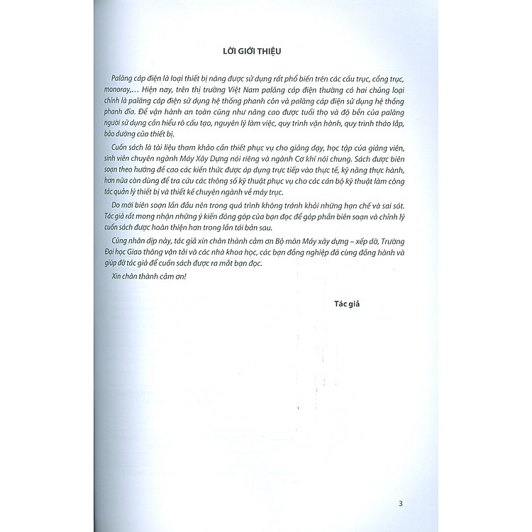 Sử Dụng, Bảo Dưỡng Và Tháo Lắp Palăng Cáp Điện - Ảnh 3