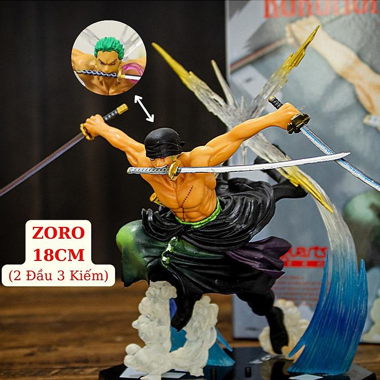 Mô Hình Zoro Thợ Săn Hải Tặc 18Cm (One Piece)