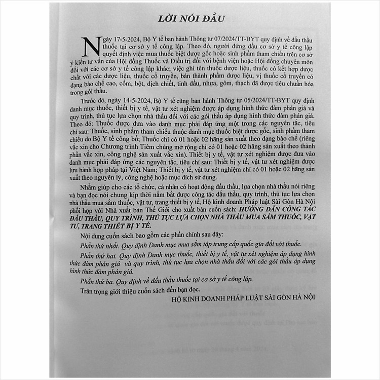 Hướng Dẫn Công Tác Đấu Thầu, Quy Trình, Thủ Tục Lựa Chọn Nhà Thầu Mua Sắm Thuốc, Vật Tư, Trang Thiết Bị Y Tế - Ảnh 2