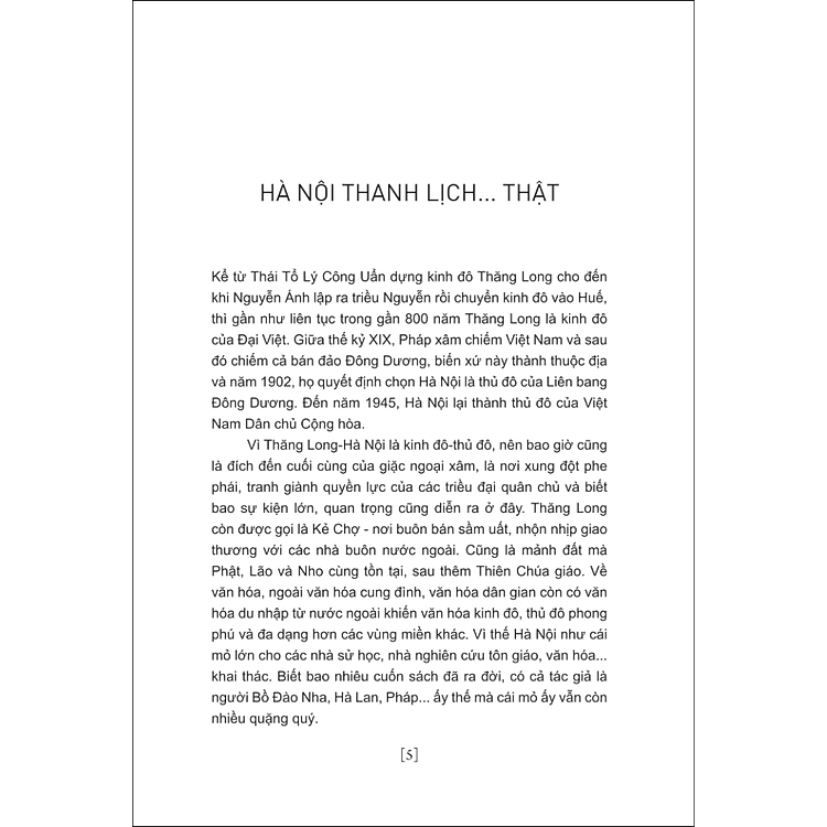 Hà Nội Thanh Lịch (Tái Bản 2020) - Ảnh 2