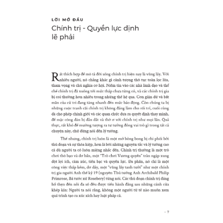 Tư Duy Như Chính Trị Gia - Những Bậc Hiền Triết, Học Giả Và Chính Khách Quan Trọng Nhất Mọi Thời Đại - Ảnh 6