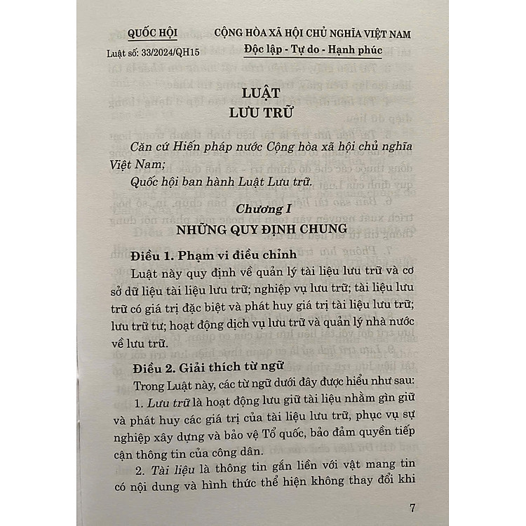 Luật Lưu Trữ Năm 2024 - Ảnh 2