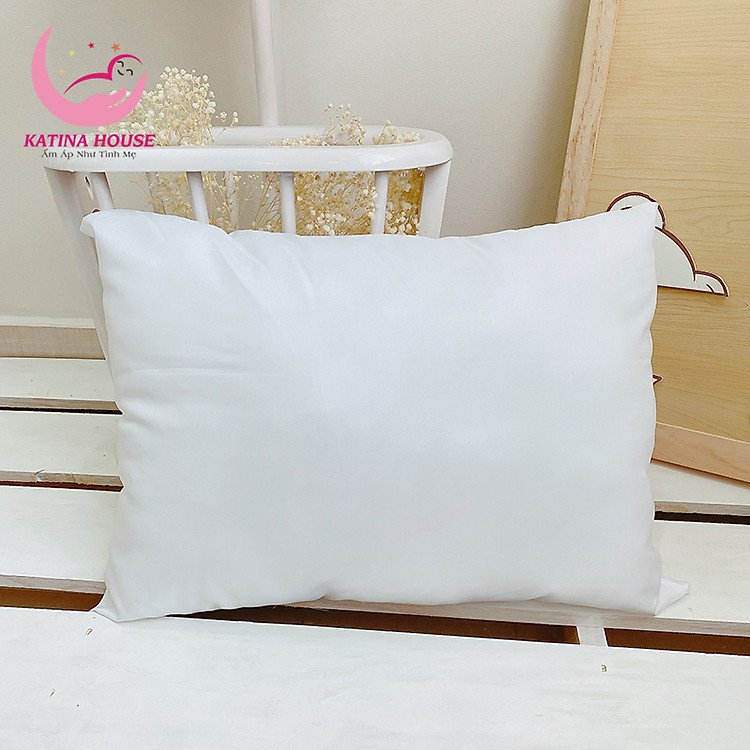 Ruột gối nằm cho bé gòn lông vũ nhân tạo mềm mịn, siêu êm