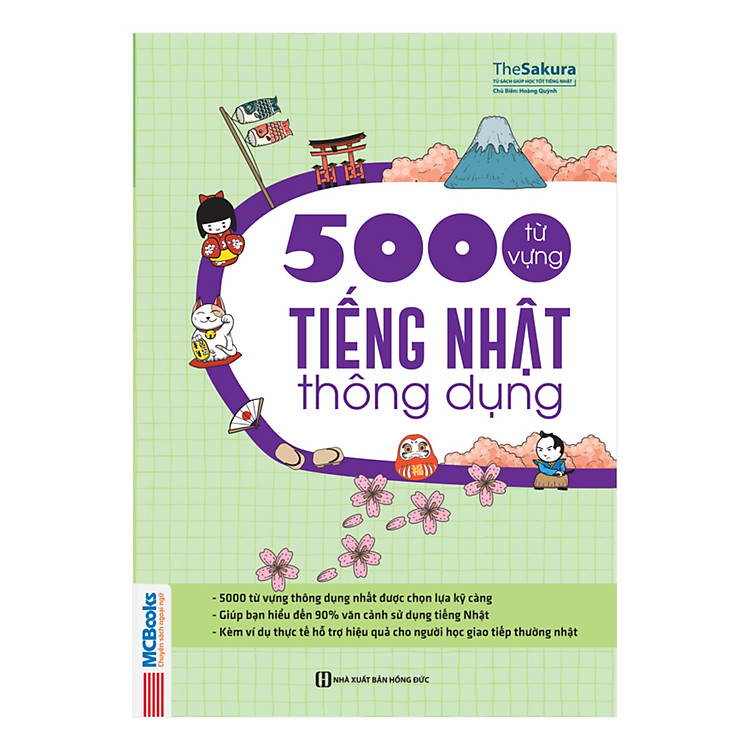 Sách 5000 Từ Vựng Tiếng Nhật Thông Dụng
