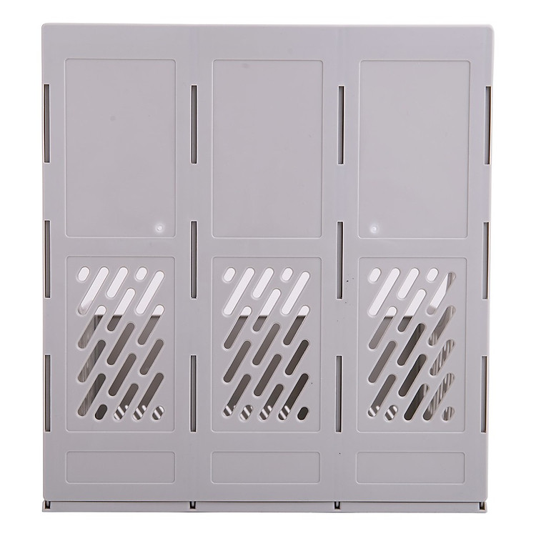 Giá tài liệu 3 ngăn đứng Deli - E9845 (Ghi xám/Đen) - Ảnh 6