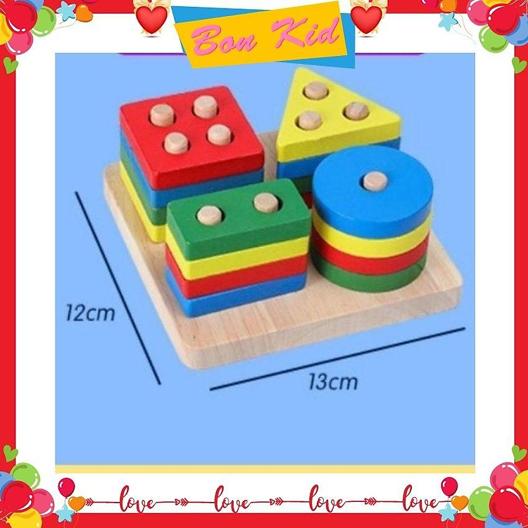 Combo 6 Đồ Chơi Gỗ Phát Triển Trí Tuệ Chính hãng Giá tốt - Hình ảnh 3