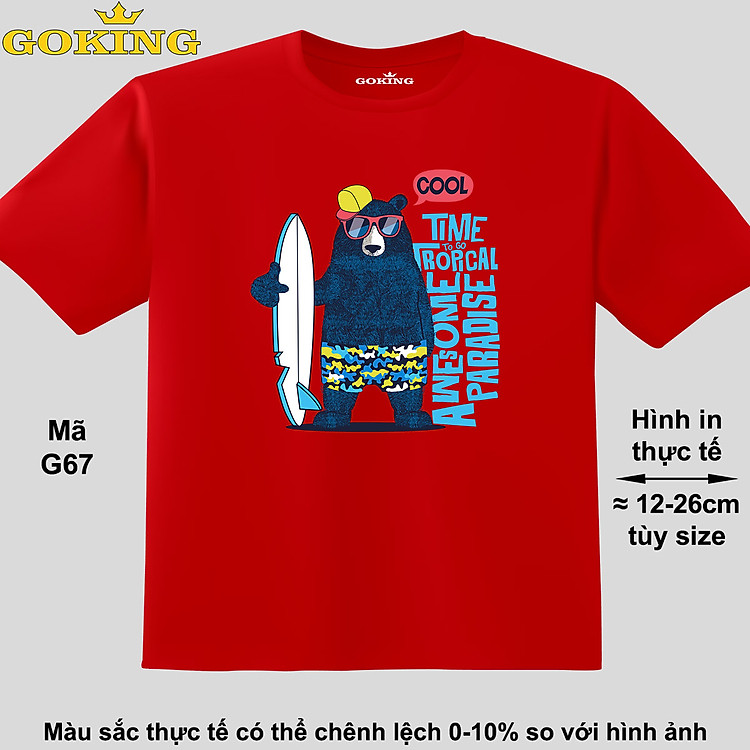 TIME TO GO, mã G67. Áo thun đẹp cho cả gia đình. Áo phông hàng hiệu Goking, công nghệ in Nhật Bản siêu nét. Form unisex cho nam nữ, trẻ em, bé trai gái
