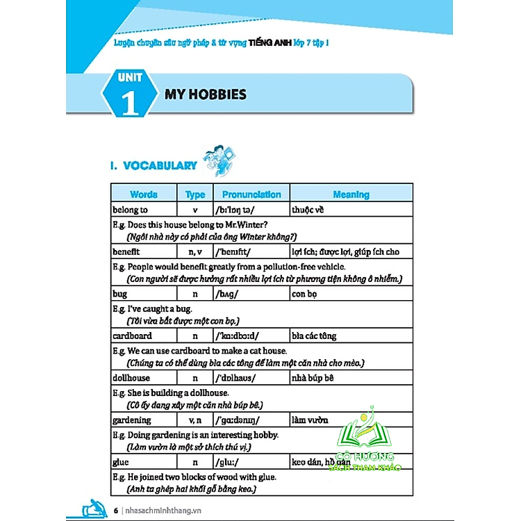 GLOBAL SUCCESS - Luyện chuyên sâu ngữ pháp và từ vựng tiếng anh lớp 7 (Tập 1) - Ảnh 2
