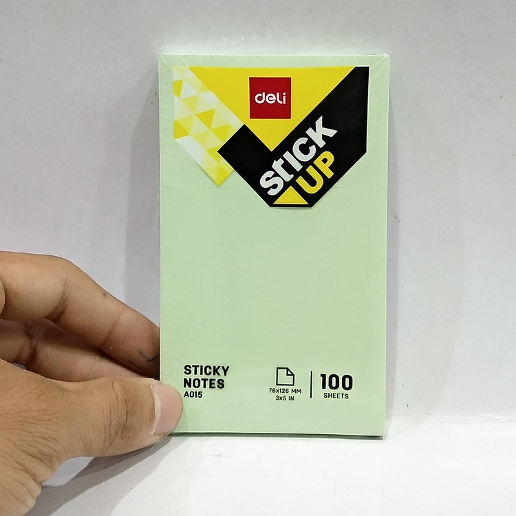 Giấy Nhắn Deli A01503 - Xanh lá - Ảnh 3