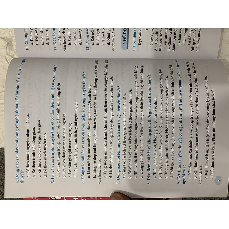 Phương Pháp Đọc Hiểu Và Đề Ôn Luyện Kiểm Tra Ngữ Văn 6 - Ảnh 6