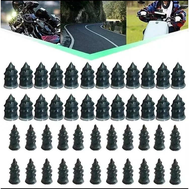 BỘ 50 CÁI ĐINH VÍT VÁ LỐP KHÔNG SĂM XE MÁY XE ĐIỆN Ô TÔ THUẬN TIỆN MẪU MỚI