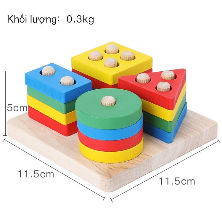 Đồ Chơi Thả Hình Khối Gỗ Chính hãng Ưu đãi - Hình ảnh 5