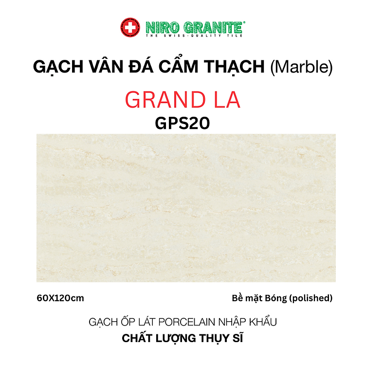 Gạch NIRO GRANITE GPS20 GRAND LA - 60x120cm - 2 viên/thùng(1.44m2)