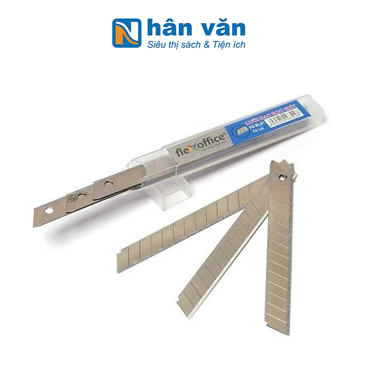 Lưỡi Dao Rọc Giấy Flexoffice FO-BL01 (10 cái/hộp)