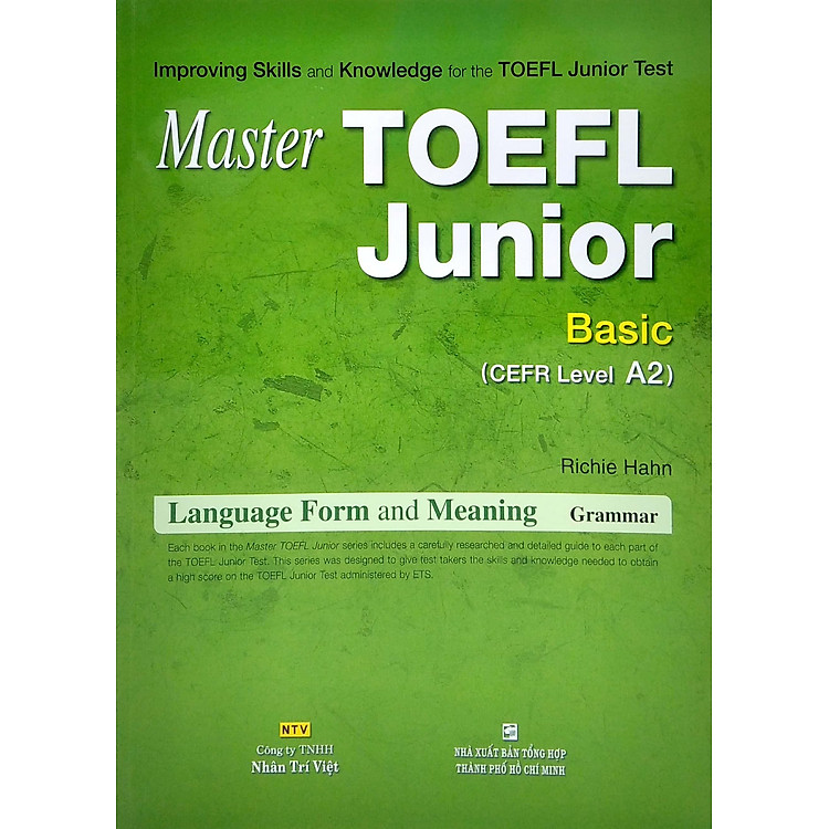 Master Toefl Junior Basic: Language Form & Meaning (Cefr Level A2) - Ảnh 2