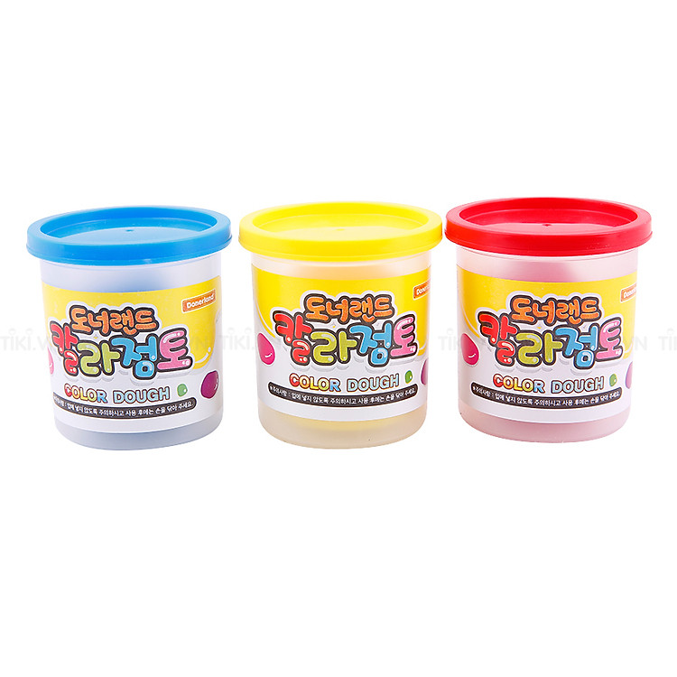Hộp Bột Nặn Hình Bánh Kem DonerLand 3 Màu (180g) - Ảnh 3