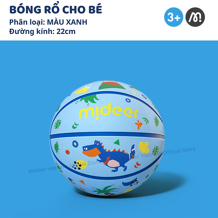 Mua Bóng Rổ Size 5 Mideer Cho Bé Chính hãng Tiết kiệm - Hình ảnh 3