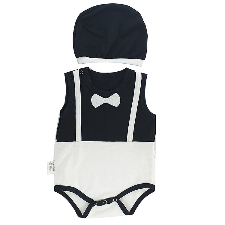 Bộ Bodysuit Chip Nón Hình Công Tử - Mihababy - BDS_PRINCE2