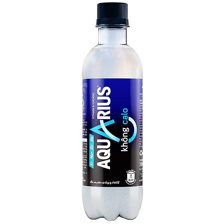 Nước Uống Thể Thao Vận Động Aquarius Zero 390ml/Chai - 8935049501244