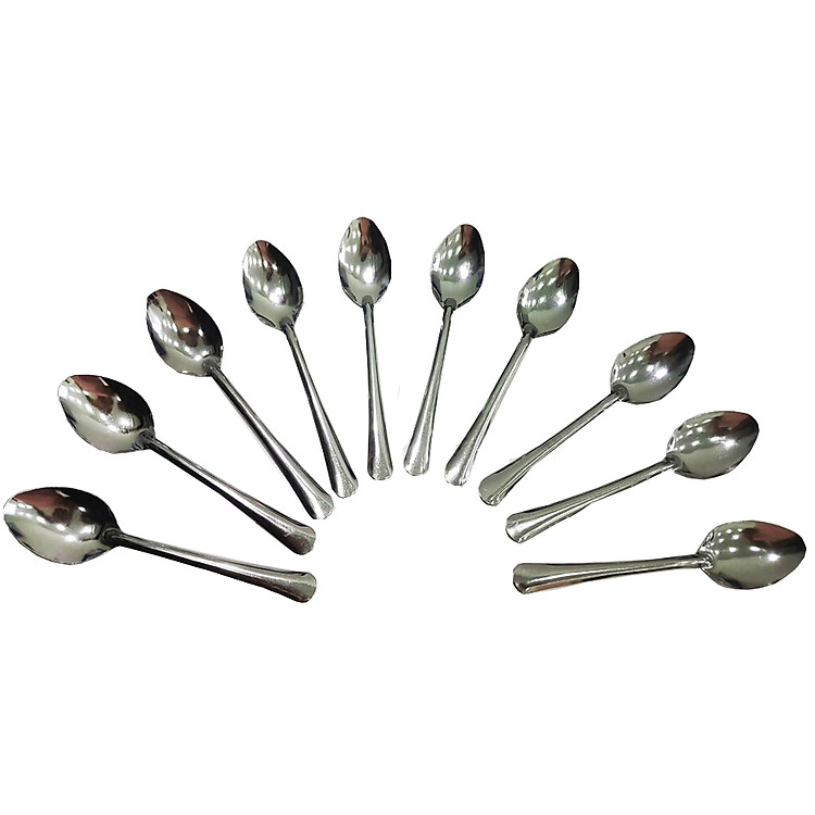 Bộ 10 Muỗng Inox Cao Cấp