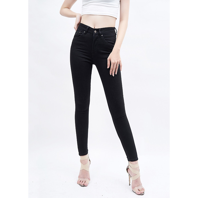 Quần Jean Nữ Pha Tơ Nhân Tạo Lưng Cao Dáng Skinny Aaa Jeans - UCSD Rayon Có Nhiều Màu Size 26 - 32