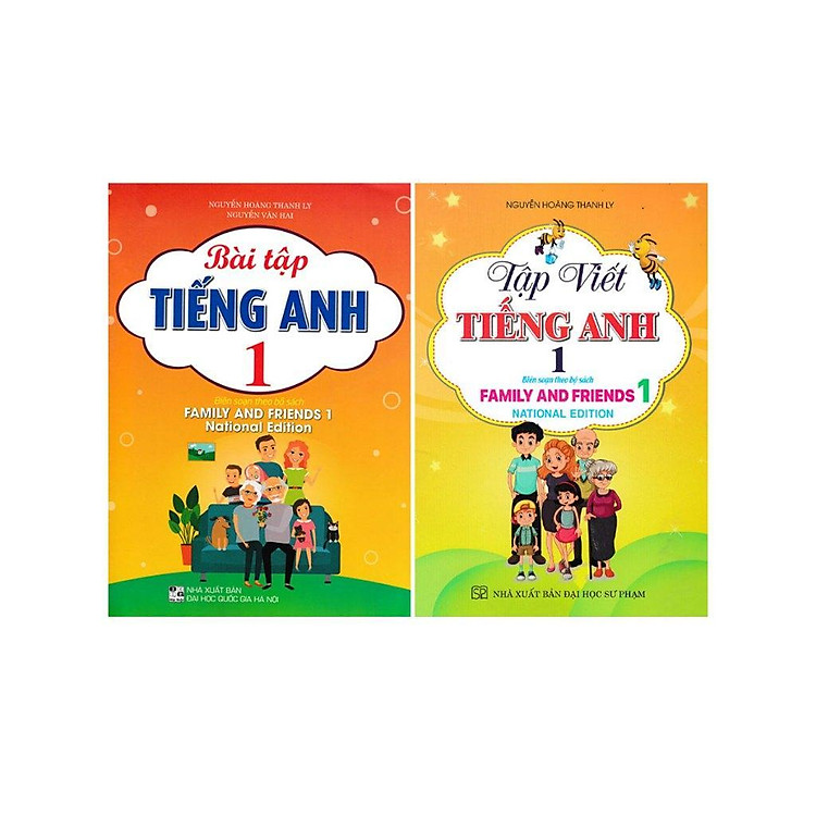 Bài Tập Tiếng Anh + Tập Viết Tiếng Anh Lớp 1 – Bộ Sách Family And Friends 1 National Edition