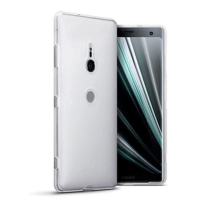 Ốp lưng silicon dẻo trong suốt loại A cao cấp cho Sony Xperia XZ3