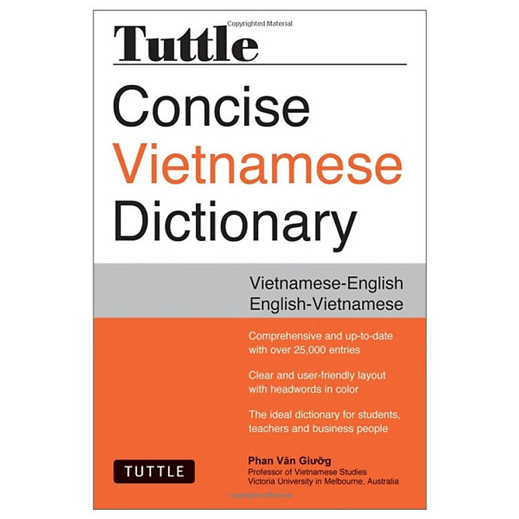 CT Tuttle Concise Vietnamese Dict 2