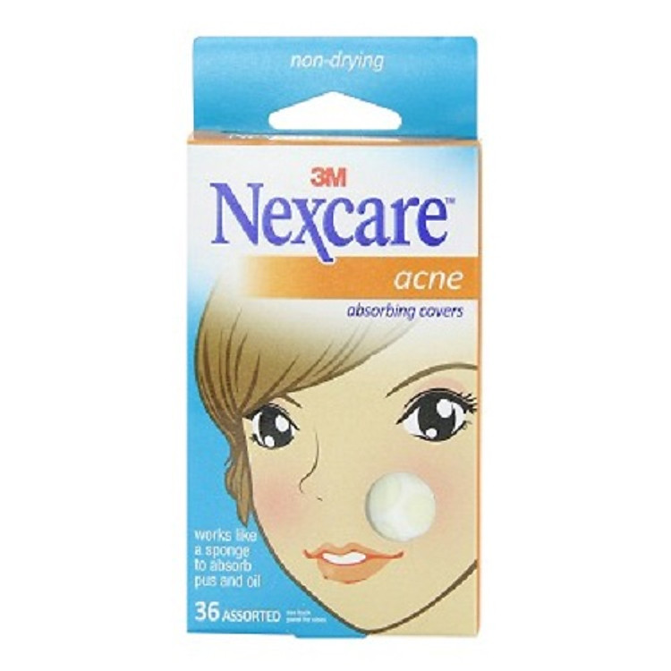 Miếng dán hỗ trợ trị mụn Nexcare AC-036 cao cấp (36 miếng/hôp)
