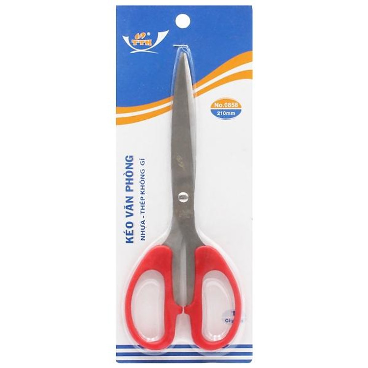 Kéo Văn Phòng TTH 0858 – Màu Đỏ