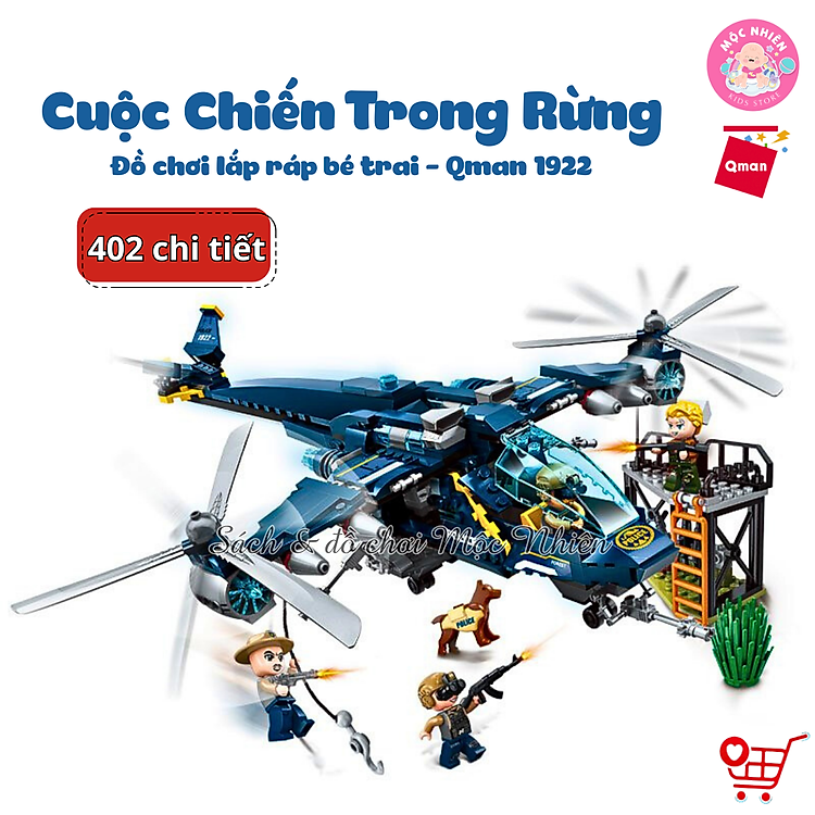 Mua tại Tiki: Mua Đồ chơi xếp hình Qman 1922 - Rừng Chính hãng Tiết kiệm