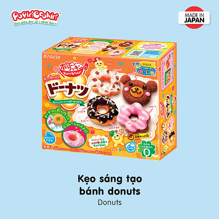 Mua tại Tiki: Mua Kẹo Popin Cookin Bánh Donuts Chính hãng Giá rẻ