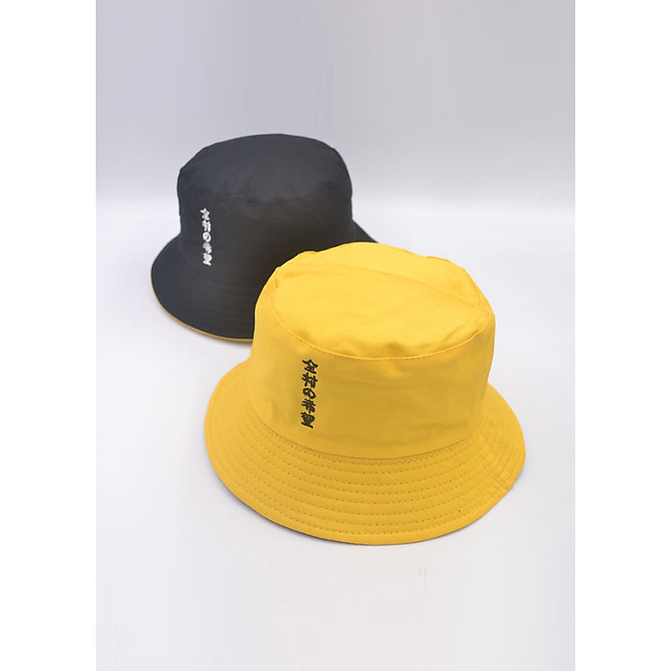 Nón Bucket Thêu Chữ 2in1 Siêu Tiện Lợi