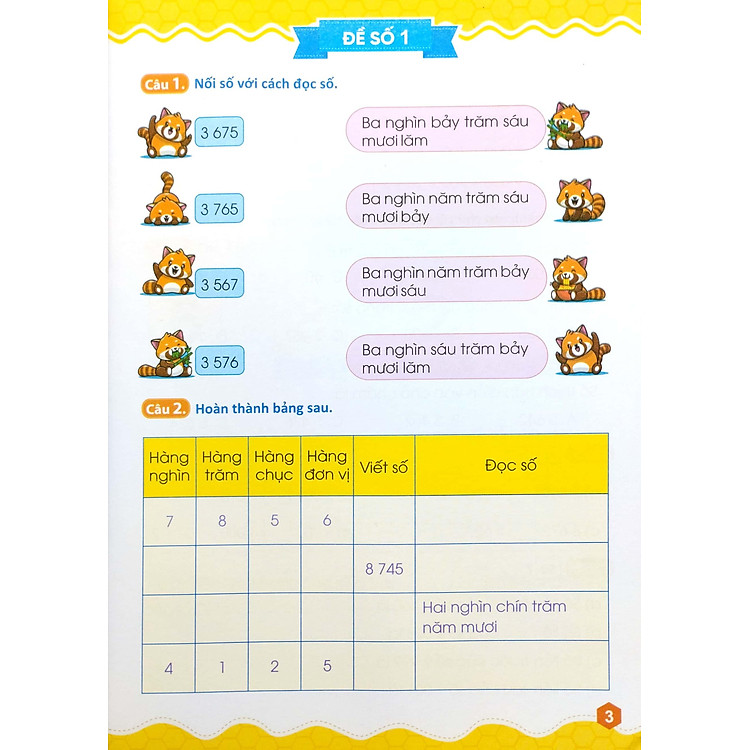 45 Đề Ôn Luyện Và Kiểm Tra Toán 3 - Tập 2 - Ảnh 3