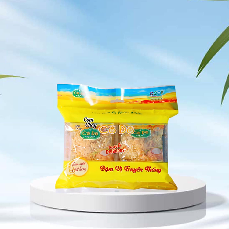 Cơm cháy Cố Đô 90g (6 gói 15g). ocop 4 sao, hàng mới, chà bông, ruốc, siêu ngon, thơm, xốp giòn