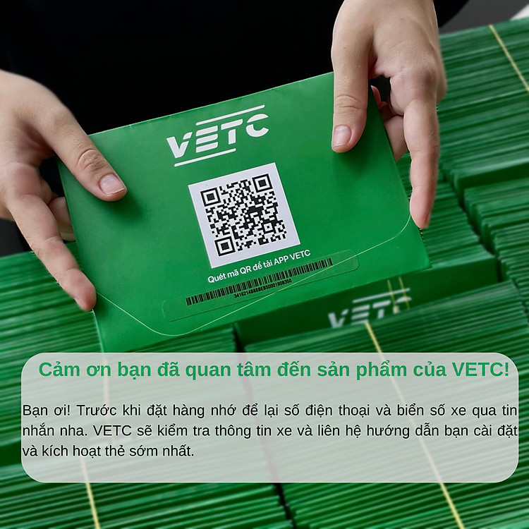 Thẻ thu phí tự động VETC - Thẻ thu phí không dừng VETC (Hàng chính hãng)