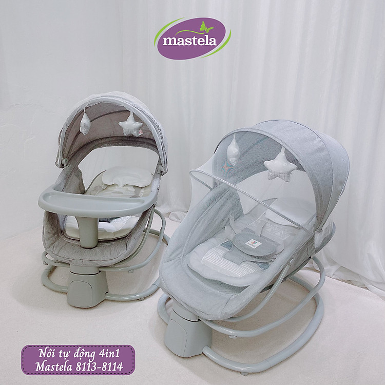 Nôi ru ngủ và ghế ăn dặm Mastela Chính hãng Giá tốt