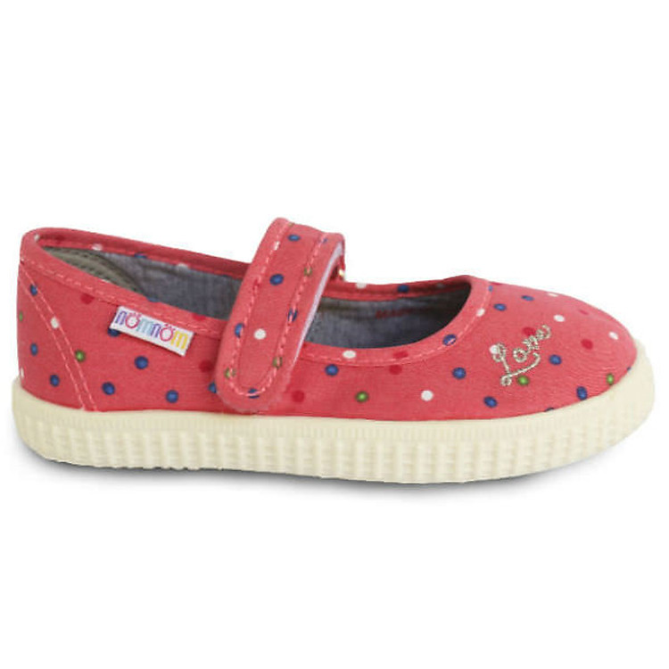 Giày Búp Bê Bé Gái EP D&A G1844 - Chấm Bi Cam