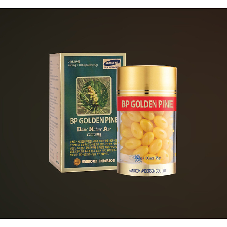 Thực phẩm chức năng Tinh dầu thông đỏ BP Golden Pine - Hộp 100 viên