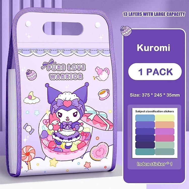 Túi Bìa Lưu Trữ A4 13 Lớp Chống Thấm Nước - Ảnh 5