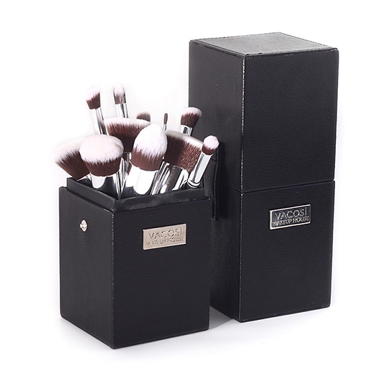 Bộ 11 Cây Cọ Cơ Bản - Hộp Da Vacosi BC17