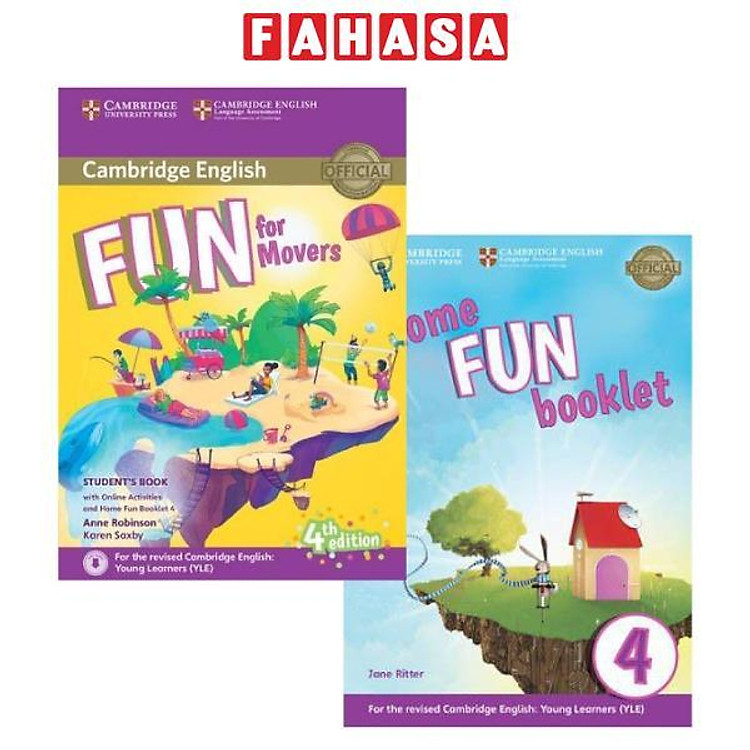 Sách ngoại văn: Sách luyện các kỹ năng & luyện thi tiếng Anh Fun for Starters, Movers and Flyers