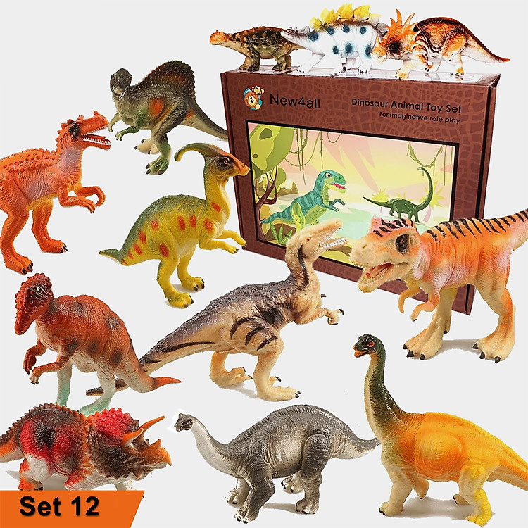 Mua Bộ 12 đồ chơi khủng long an toàn Chính hãng Tiết kiệm