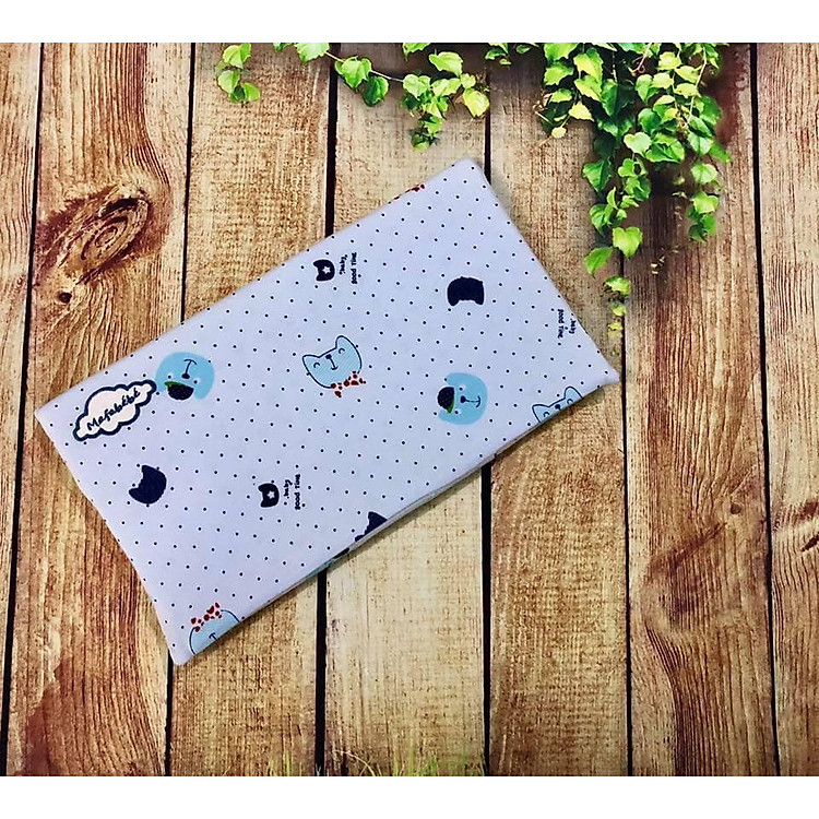 Gối cao su non cho bé - giao màu vỏ gối ngẫu nhiên