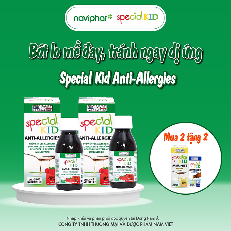 Tìm mua tại Avakids:TPBVSK Special Kid Giảm Dị Ứng (125ml), tràn ngập Khuyến mãi, Ưu đãi