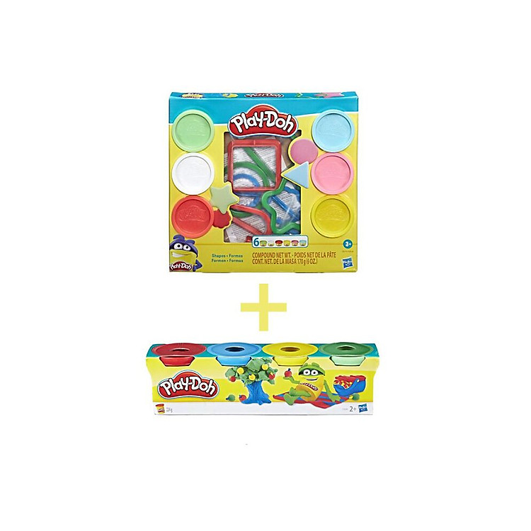 PLAYDOH Khuôn Tạo Hình 4 Màu Chính hãng Giá rẻ - Hình ảnh 4