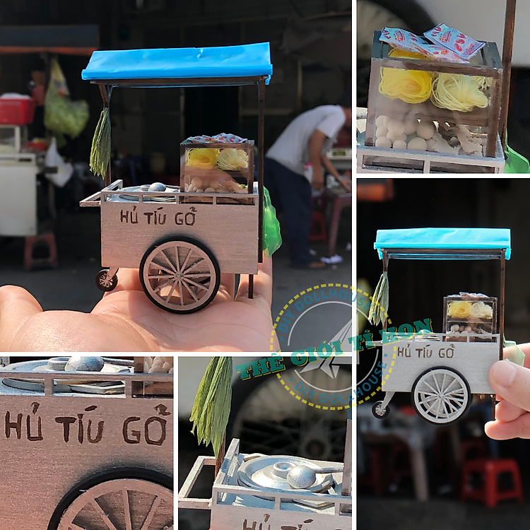 Mô Hình DIY Xe Hủ Tiếu Gõ Chính hãng Tiết kiệm - Hình ảnh 3
