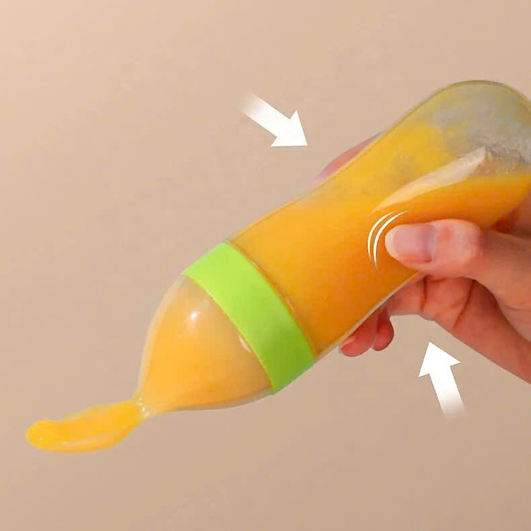 Bình thìa Nuby 90ml cho trẻ ăn dặm Chính hãng Ưu đãi - Hình ảnh 4